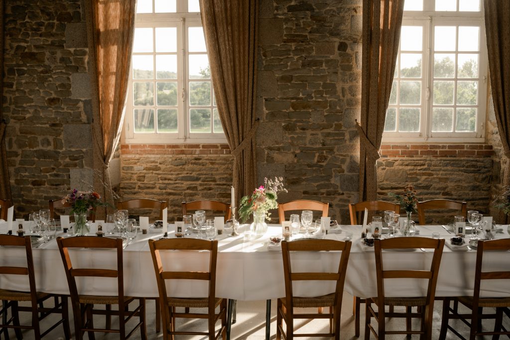 Château de Vassy Brécey; Normandie, Manche, à côté du Mont-Saint-Michel; mariage